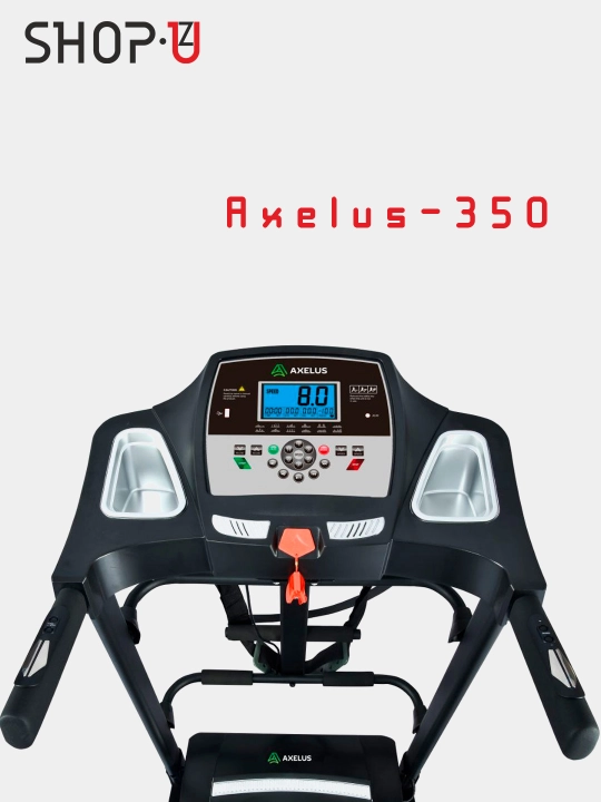Axelus AX-350 elektr yugurish yo‘lakchasi, massajyor va gantellar bilan, 110 kg gacha