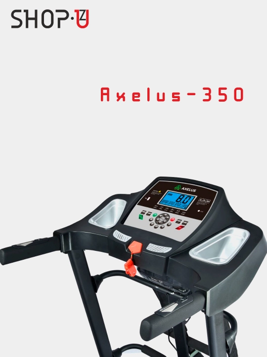 Axelus AX-350 elektr yugurish yo‘lakchasi, massajyor va gantellar bilan, 110 kg gacha
