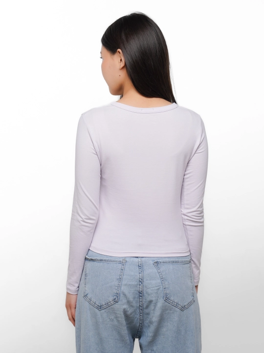 Longslive Slim Fit, yumshoq cho'zilgan trikotaj