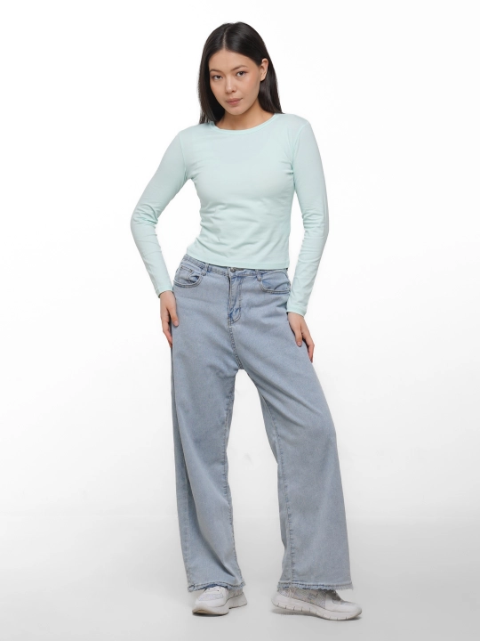 Лонгслив Slim Fit, мягкий стрейчевый трикотаж