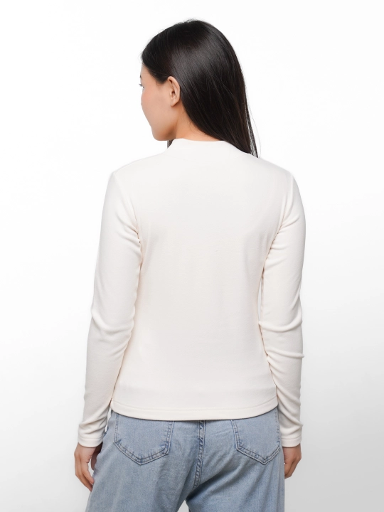 Водолазка regular fit, из мягкого трикотажа, с флисом, с воротником-стойкой