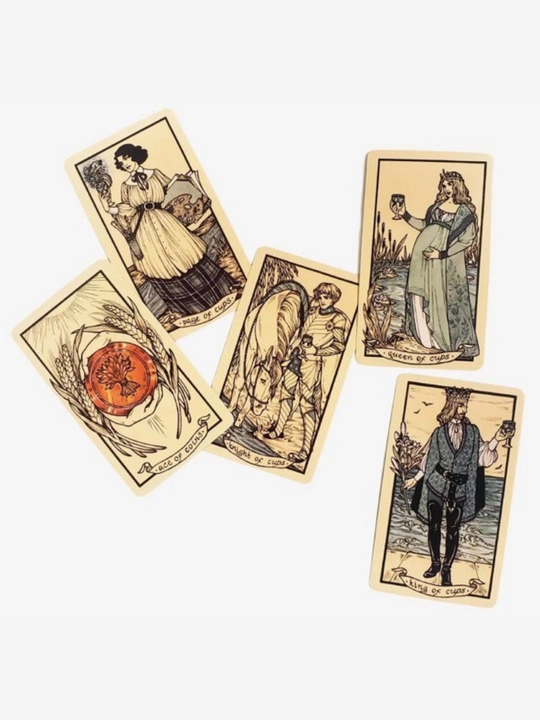Таро Федора Павлова, электр.инструкция русс/узб, 78 карт, на английском языке, 6*10 см