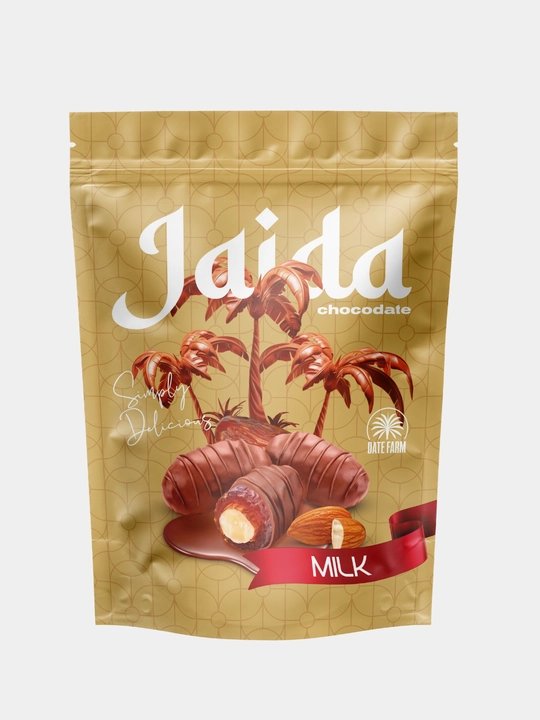 Shokolad bilan qoplangan bodomli xurmo Jaida Chocodate - 