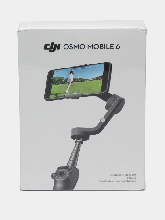 DJI Osmo Mobile 6 smartfon stabilizatori, teleskopik, 3 o'qli, portativ - 
