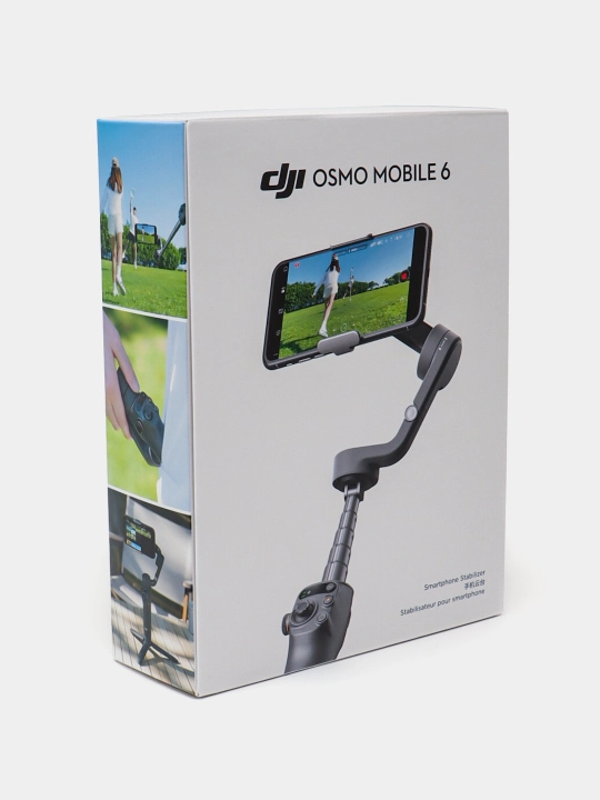 DJI Osmo Mobile 6 smartfon stabilizatori, teleskopik, 3 o'qli, portativ