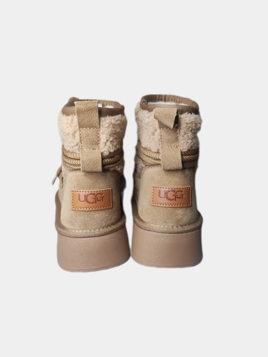 Dantelli zamonaviy ugg botinkalari