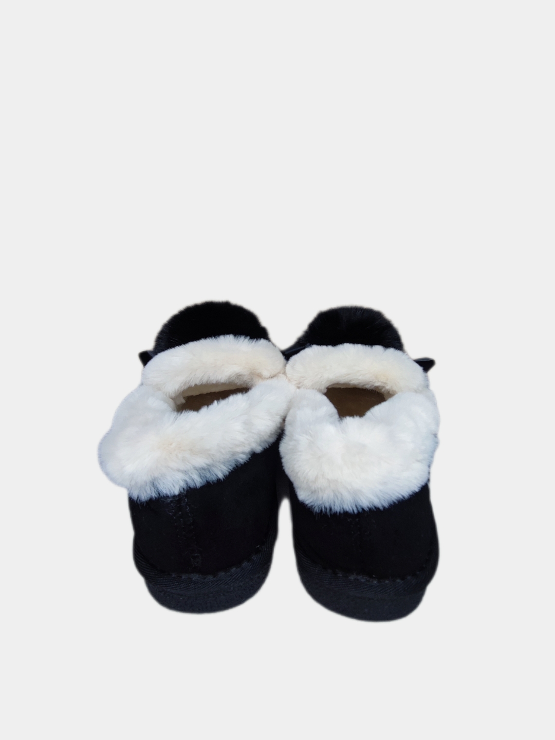 Mo'ynali qora loaferlar
