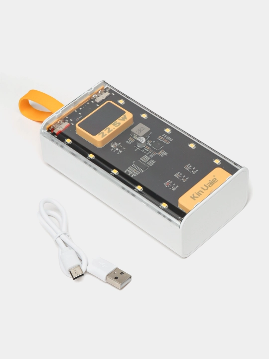 PowerBank KinVale 20000мАч — мощный портативный зарядник с двумя USB, быстрая зарядка
