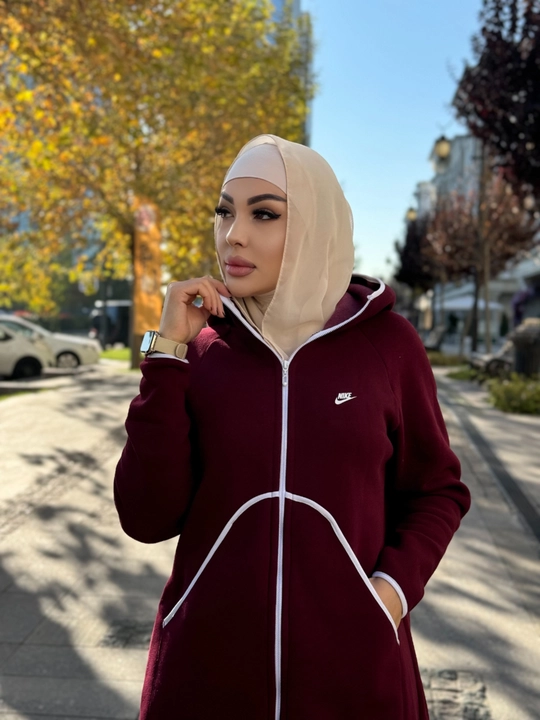 Qish va bahor uchun mos keladigan, qalin va issiq, sochli ikkilik ayollar kostyumi