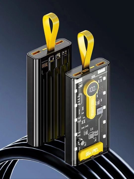 Poverbank 20000 mah, LED chiroqli, tashqi akkumulyator, portativ