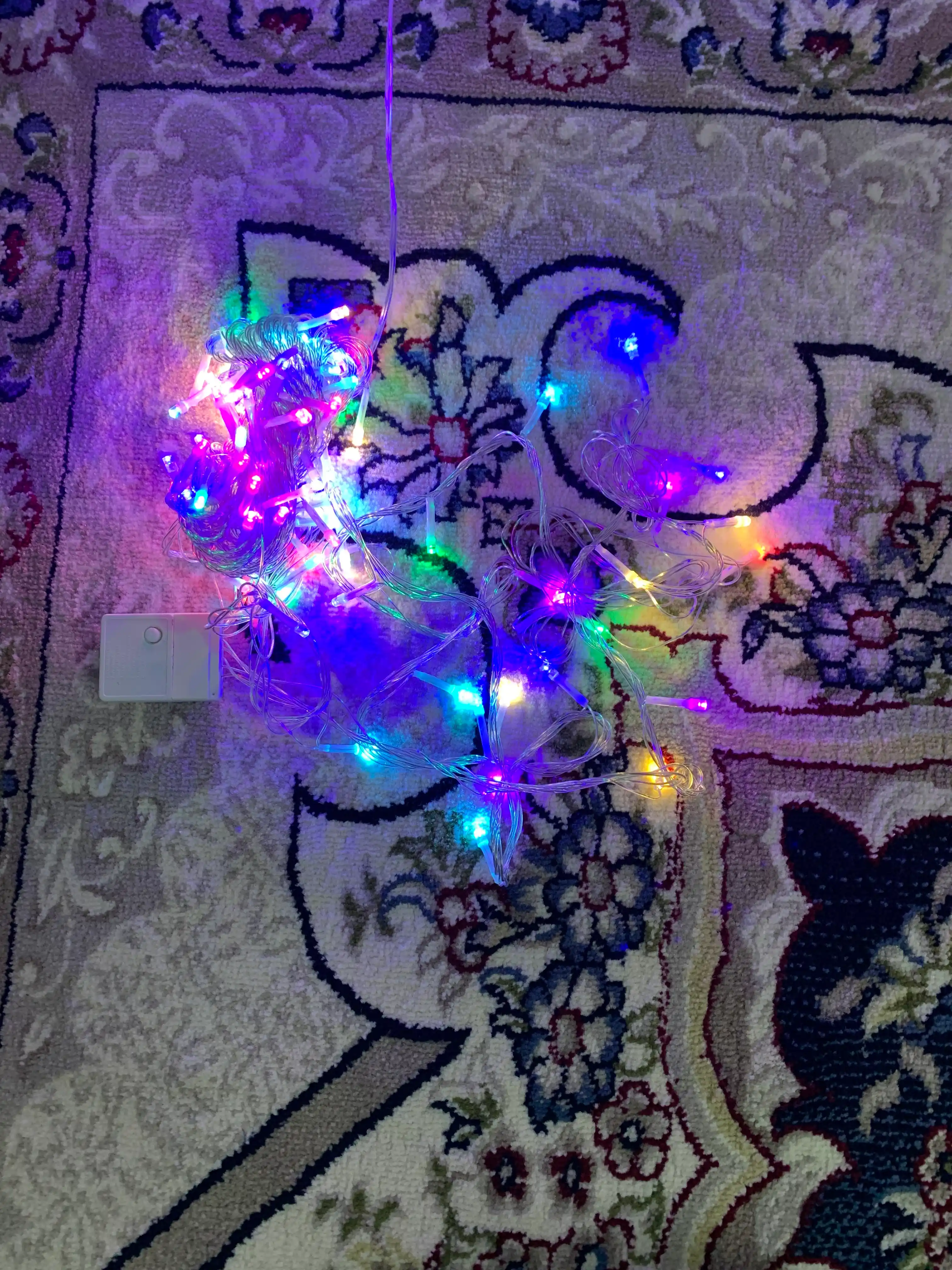 Archa, xonalar uchun yangi yil gulchambari, LED, rang-barang, 8-10 m