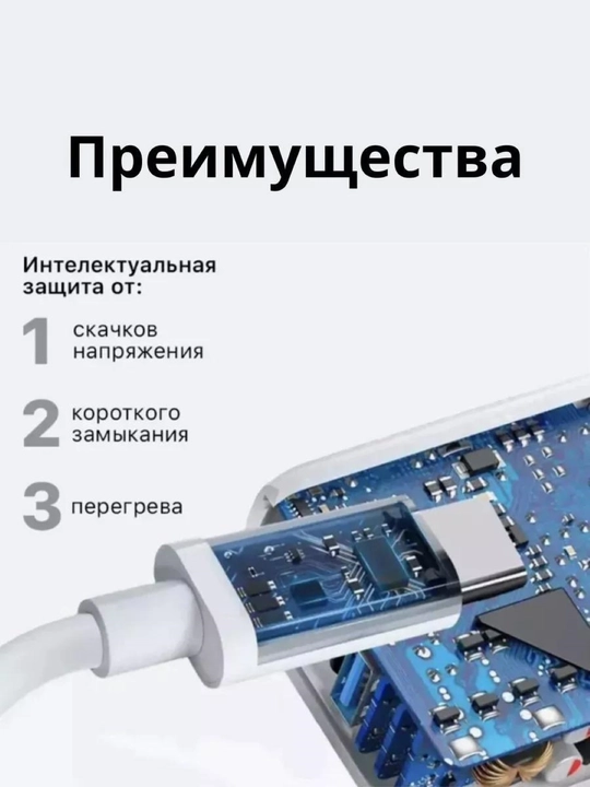 IPhone 15 Pro, 15 Pro Max, 35 Vt, Type-C dan Type-C kabeli uchun tez zaryadlovchi qurilma