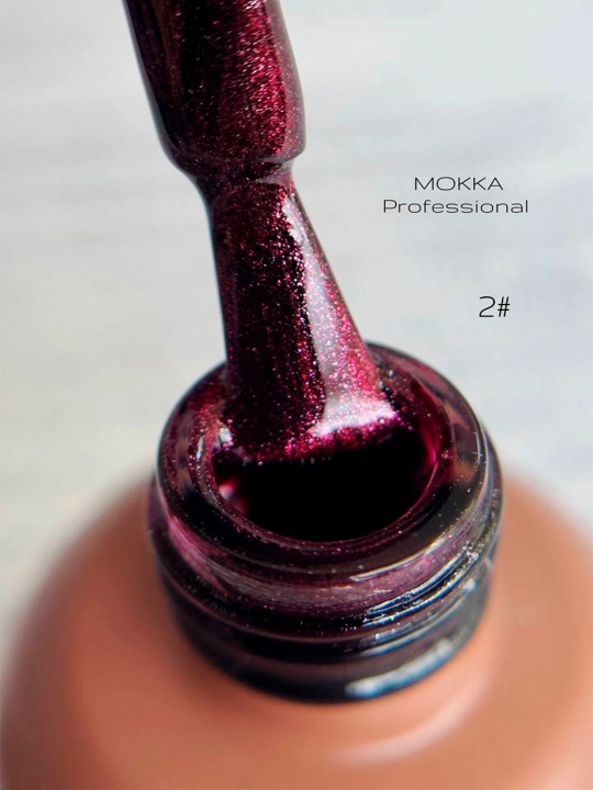 Rangli gel lak tirnoqlar uchun, mushukning ko'zi, Cristal Cat MOKKA, 8 ml