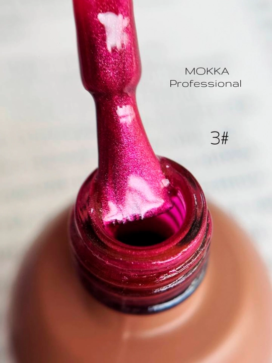 Rangli gel lak tirnoqlar uchun, mushukning ko'zi, Cristal Cat MOKKA, 8 ml