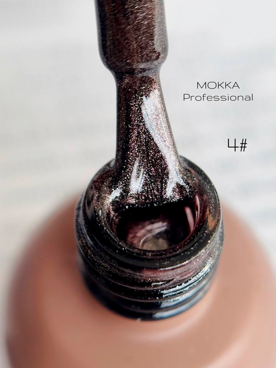 Rangli gel lak tirnoqlar uchun, mushukning ko'zi, Cristal Cat MOKKA, 8 ml