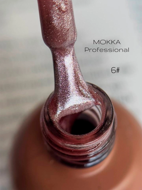 Rangli gel lak tirnoqlar uchun, mushukning ko'zi, Cristal Cat MOKKA, 8 ml
