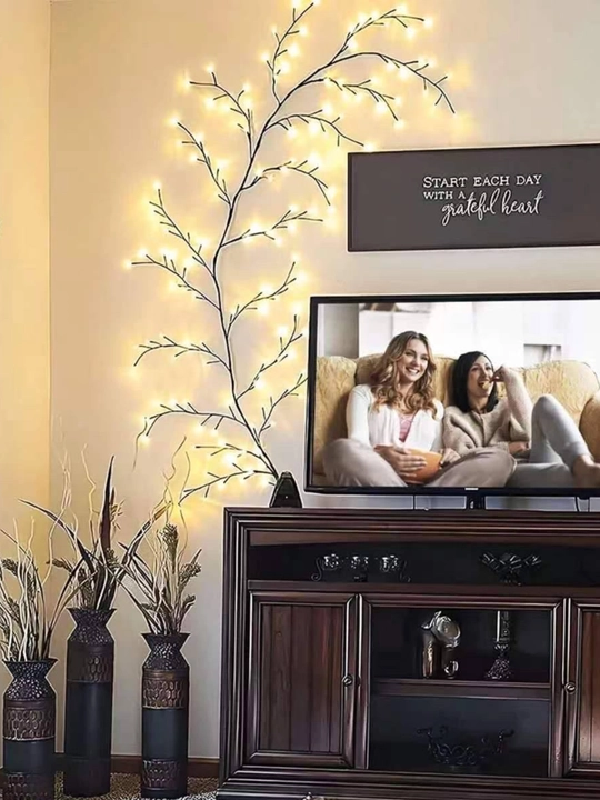 Parda girlyanda, boshqarish pulti va ilgak bilan, 3 * 3 m