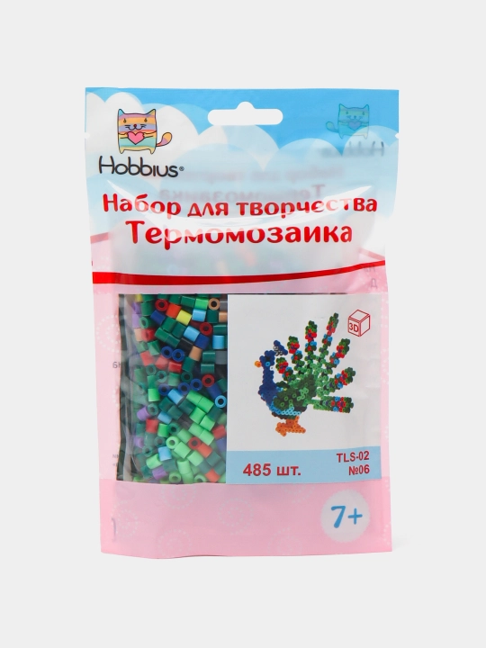 Hobbius" TLS-02 Термомозаика №06 Павлин 3D q0000039863 - 