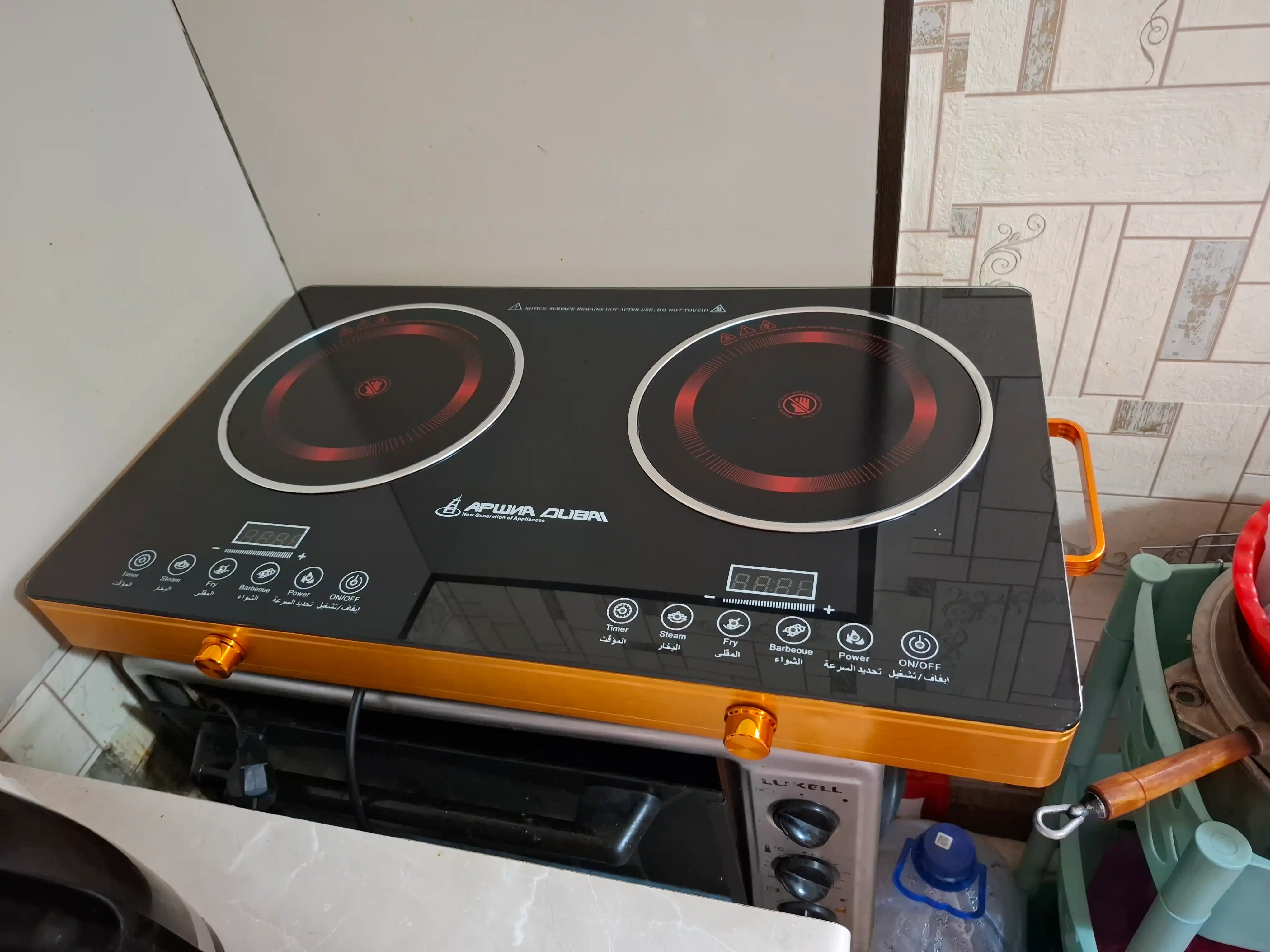 Elektr plita  2 komforkalik  stol usti plitasi , shisha keramika 3500 W