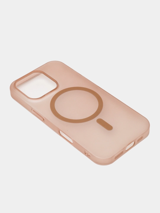 Матовый чехол с MagSafe и открытыми краями для iPhone 11/12/13/14/15/16/Pro/Pro Max