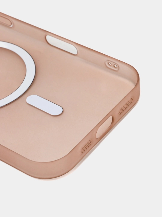 Матовый чехол с MagSafe и открытыми краями для iPhone 11/12/13/14/15/16/Pro/Pro Max