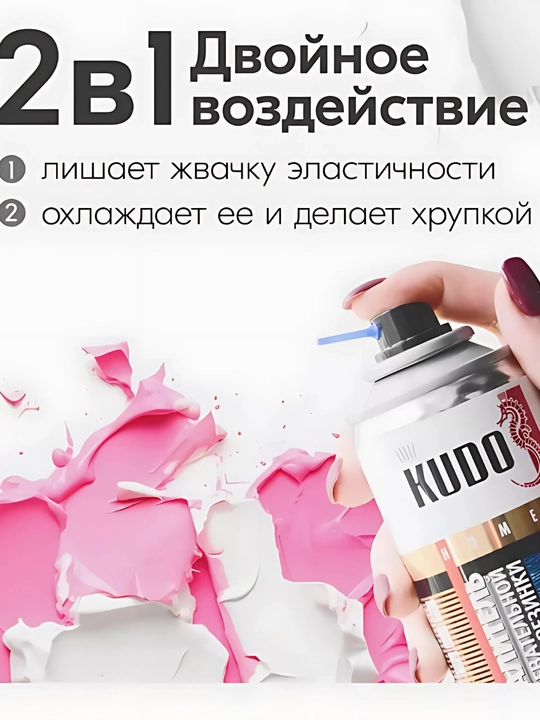 Удалитель жевательной резинки KUDO KU-H407 210мл