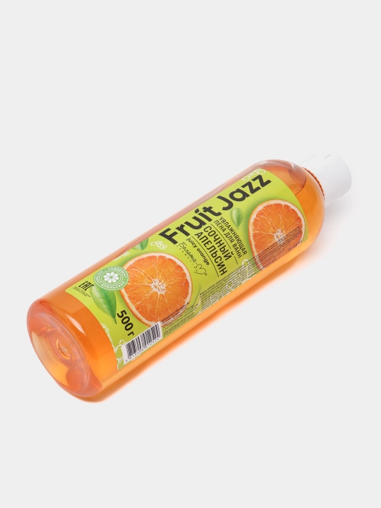 Пена для ванн FRUIT JAZZ сочный апельсин, 500 г, Белика-М