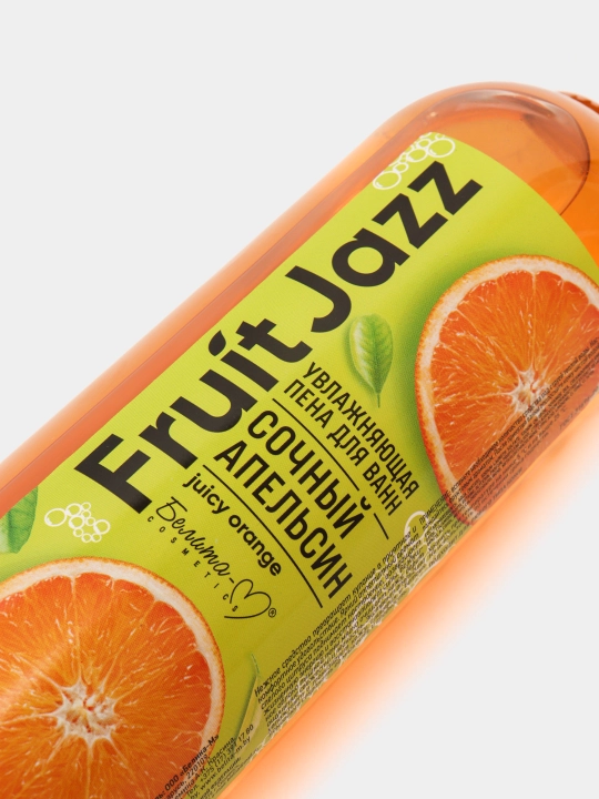 Пена для ванн FRUIT JAZZ сочный апельсин, 500 г, Белика-М