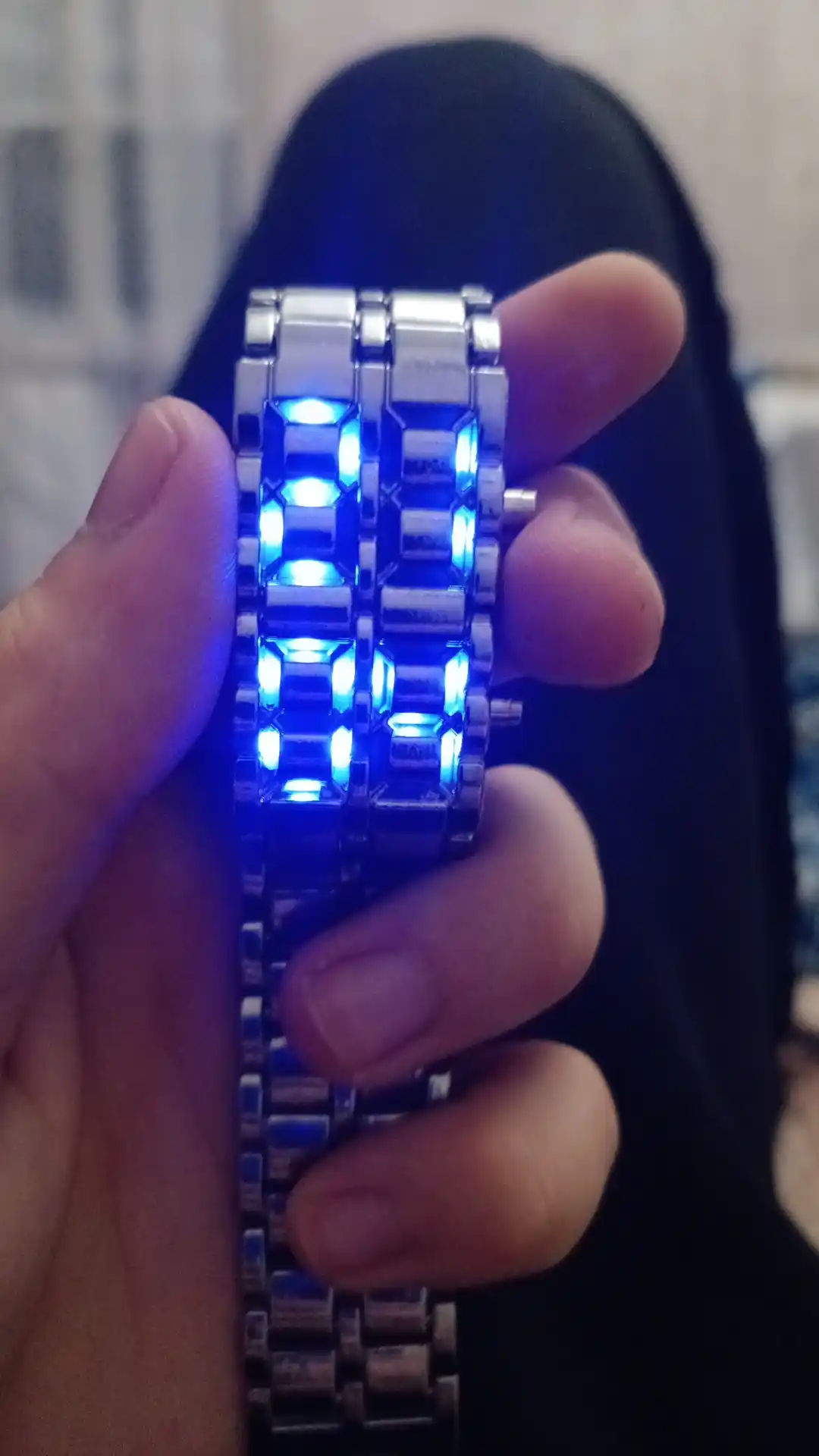 Часы браслет мужские, наручные, электронные с LED дисплеем