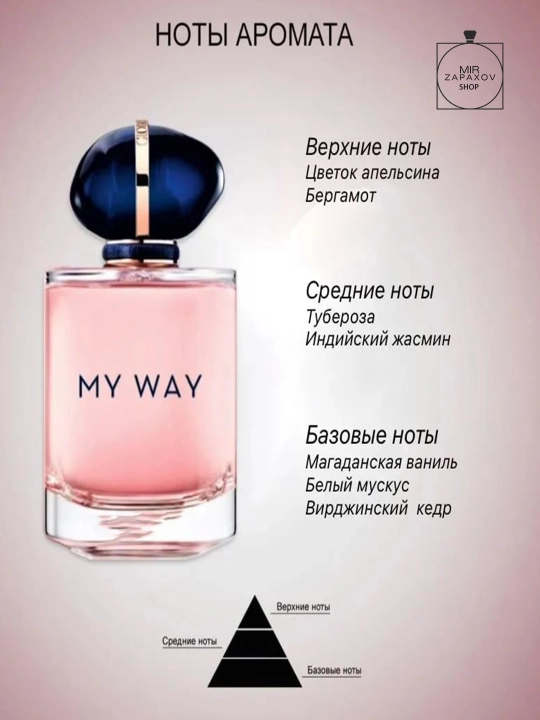 Ayollar uchun parfyumlangan suv My Way, 90 ml