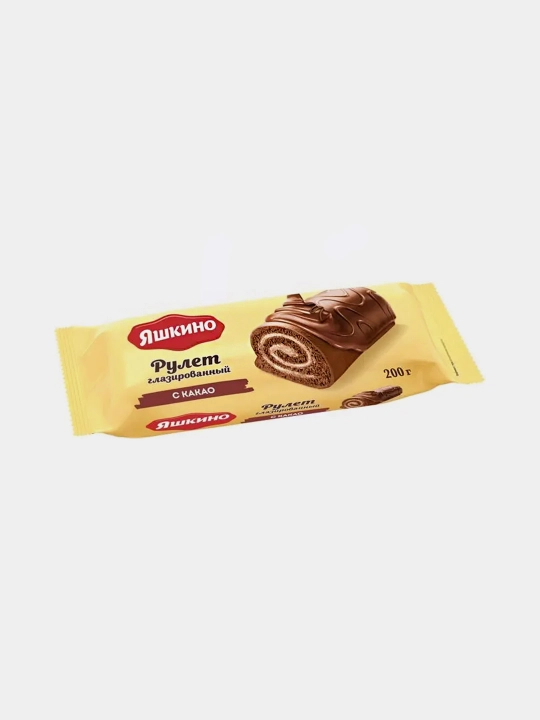 Sirlangan rulet Yashkino, kakao bilan, 200 gr