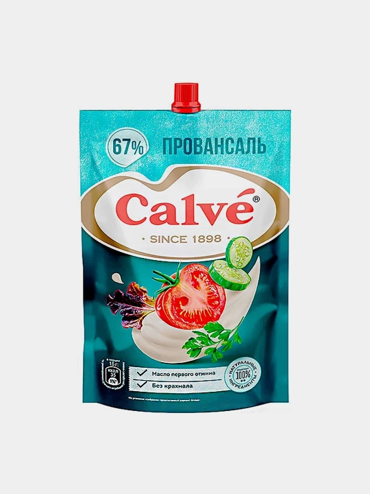 Mayonez ''Calve Provansal 67%'', doy-pak, 700 gr - 