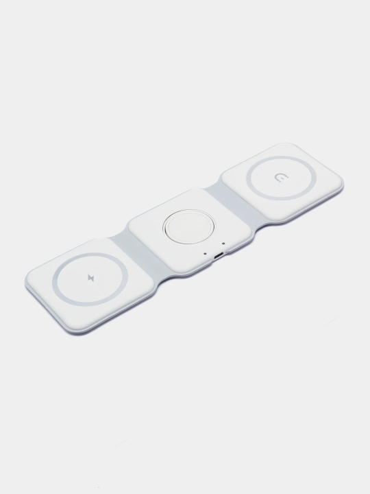IPhone, Android, Airpods, Apple Watch uchun simsiz zaryadlash 3 tasi 1 da