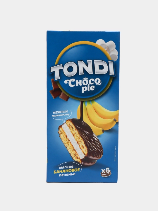Sirlangan pechene ''Tondi Choco Pie'', Banan 180 gr - 