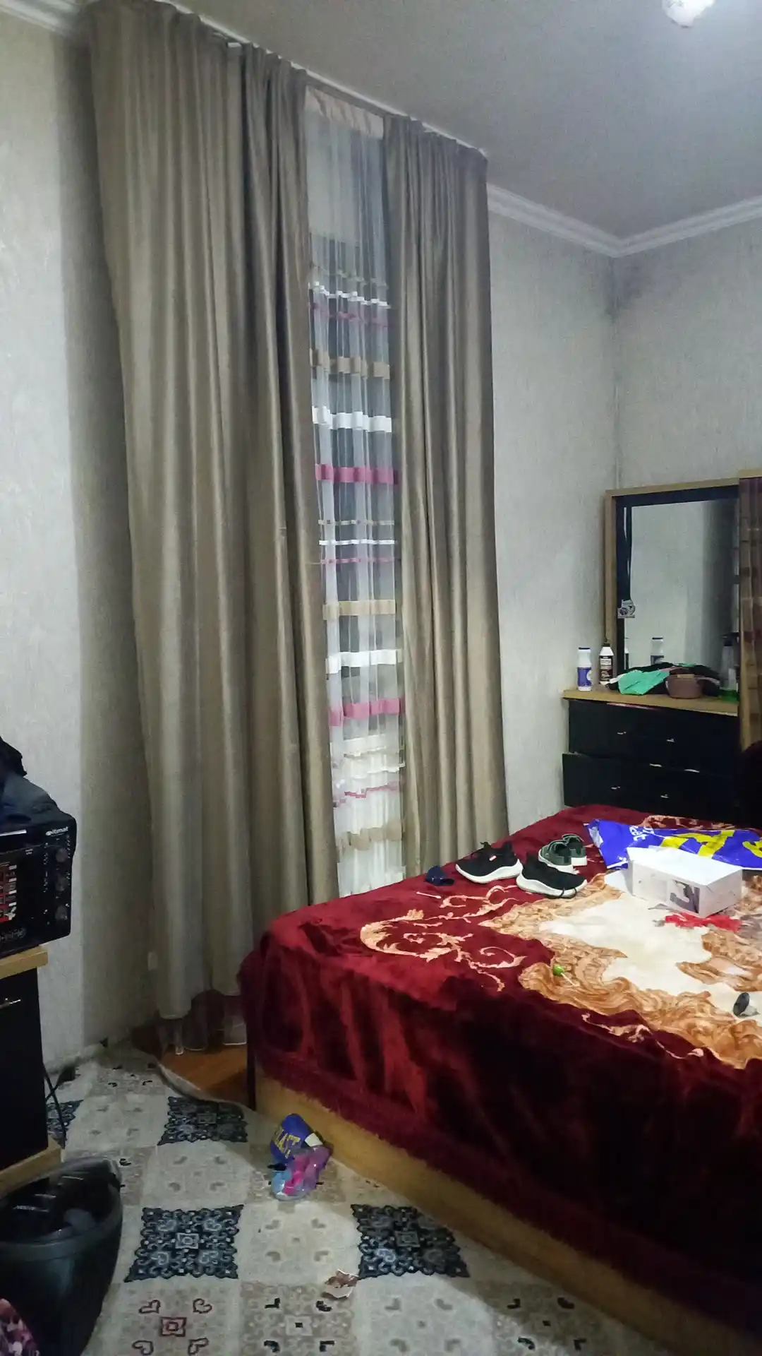 Baxmal blekaut pardalar, qalin interyer pardalar, yotoqxona va bolalar xonasi uchun pardalar