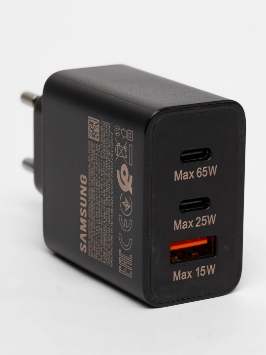 Адаптер Samsung, зарядное устройство 25W, 35W, 45W, 65W с кабелем Type-C 5A
