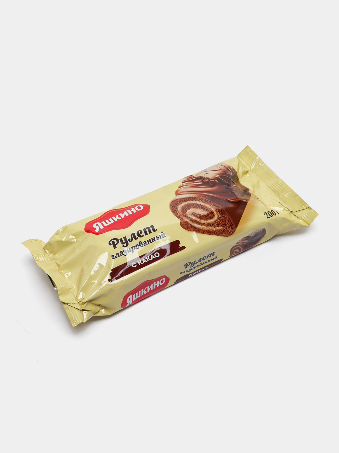 Sirlangan rulet Yashkino, kakao bilan, 200 gr