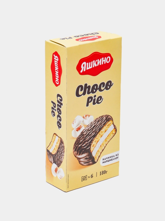Печенье глазированное Яшкино ''Choco Pie'', 180 г.