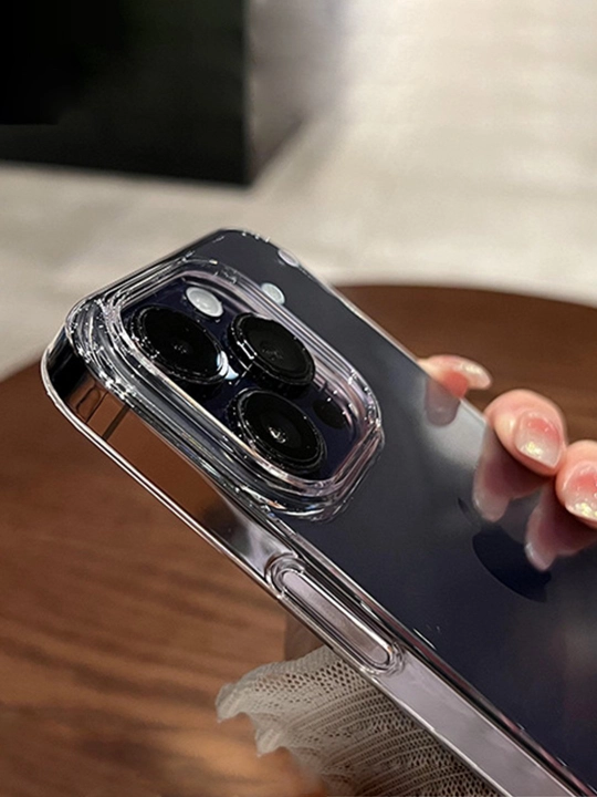 G'liof iPhone, XR, XS, 11, 12, 13, 14, 15, 16, Pro, Max, Plus uchun, shaffof, silikon