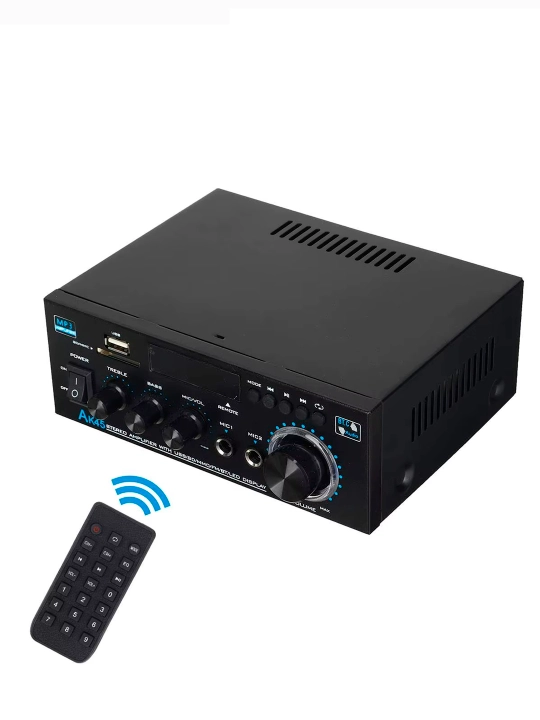 Усилитель мощности Woopker AK45 Pro Max 820 Вт RMS 50Wx2 Bluetooth - 
