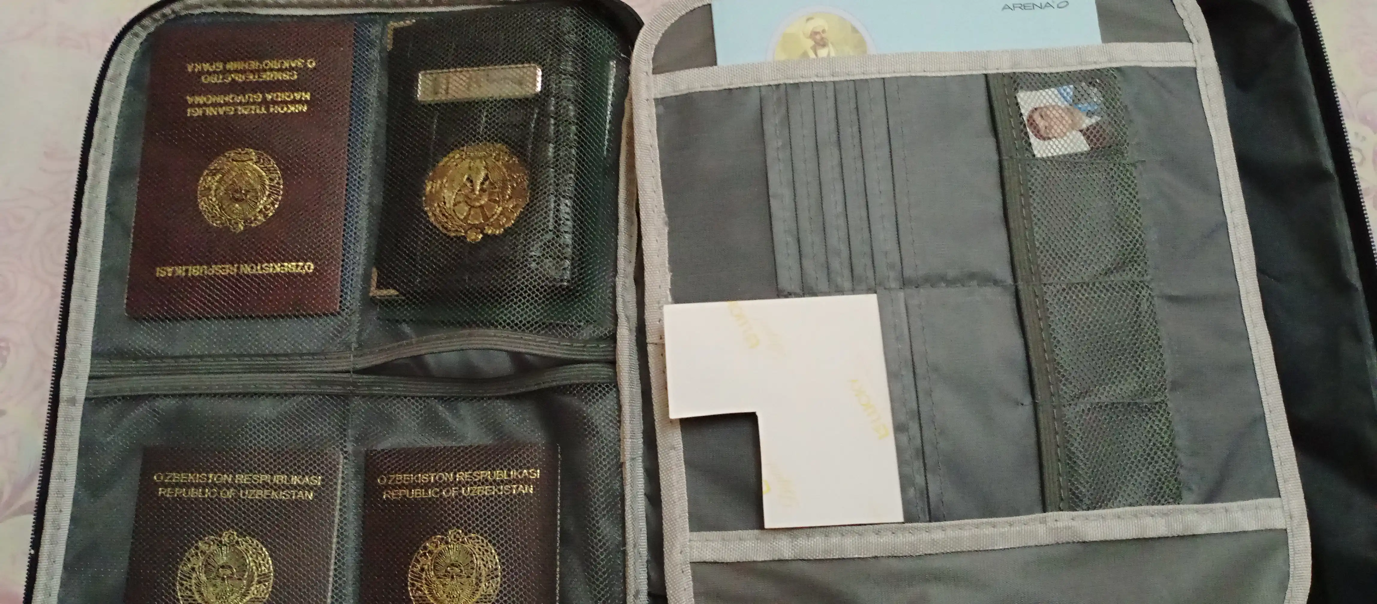 Сумка-органайзер для документов, для хранение предметов, с кодовым замком 