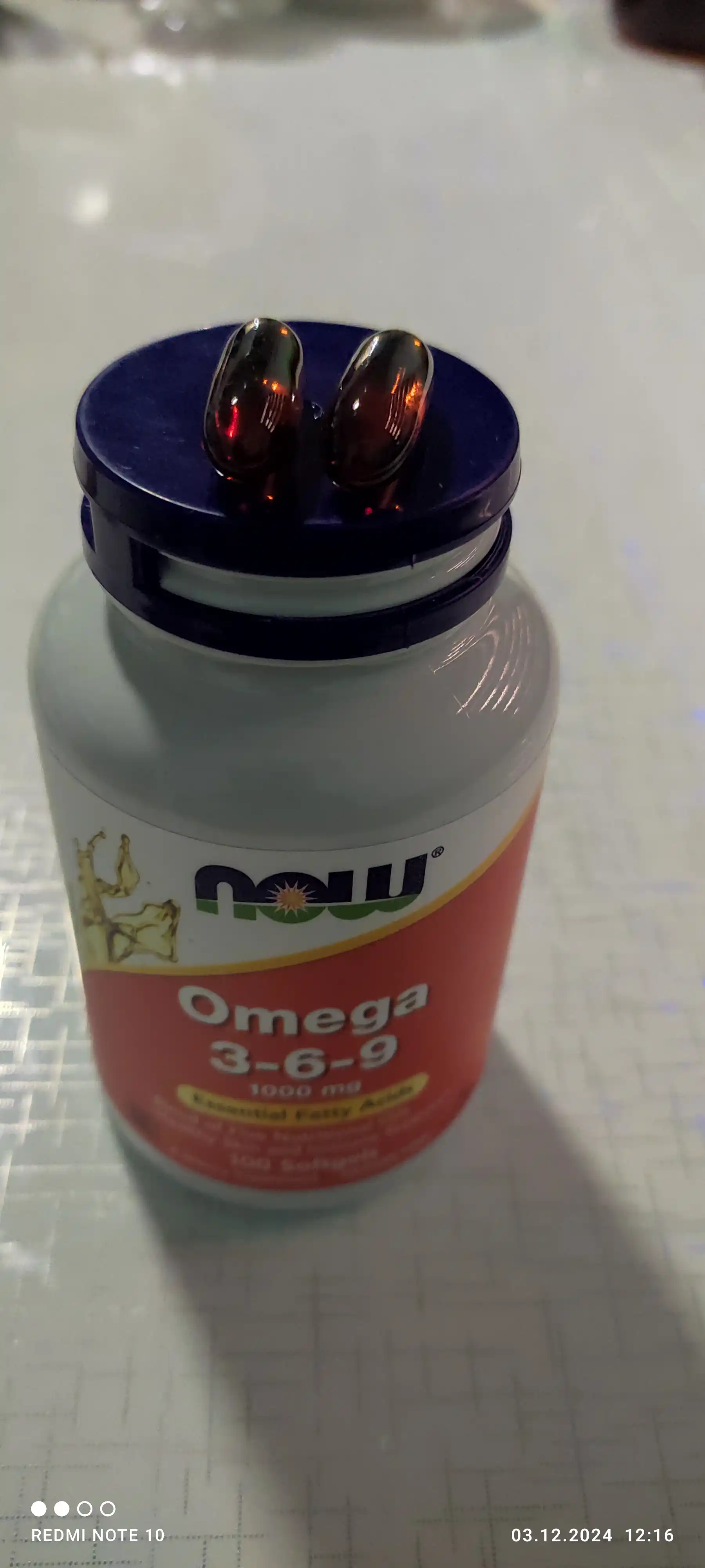 Витамины для иммунитета Now Foods Omega 3-6-9, 1000 мг, 100 таблеток