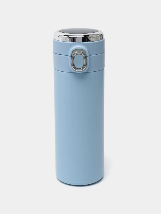 Termal krujka, choy, qahva, ofis va sayohat uchun, harorat sensori bilan termos, 420 ml