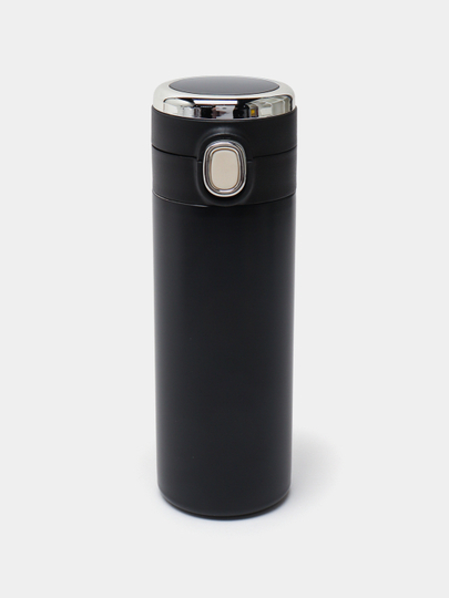 Termal krujka, choy, qahva, ofis va sayohat uchun, harorat sensori bilan termos, 420 ml - 
