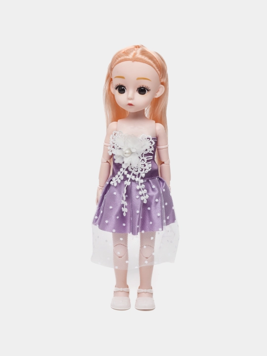 Кукла "Dreamy Bay Lovely Fashion" в платье, с любимцами, коляской, аксессуарами