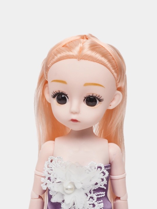Кукла "Dreamy Bay Lovely Fashion" в платье, с любимцами, коляской, аксессуарами