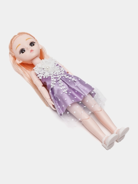 Кукла "Dreamy Bay Lovely Fashion" в платье, с любимцами, коляской, аксессуарами