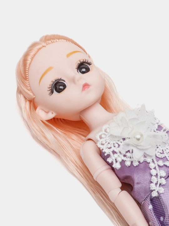 Кукла "Dreamy Bay Lovely Fashion" в платье, с любимцами, коляской, аксессуарами