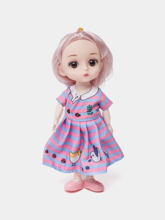 Кукла "Dreamy Bay Lovely Fashion" в платье, с любимцами, коляской, аксессуарами