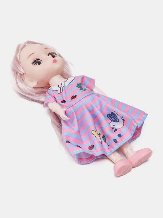Кукла "Dreamy Bay Lovely Fashion" в платье, с любимцами, коляской, аксессуарами